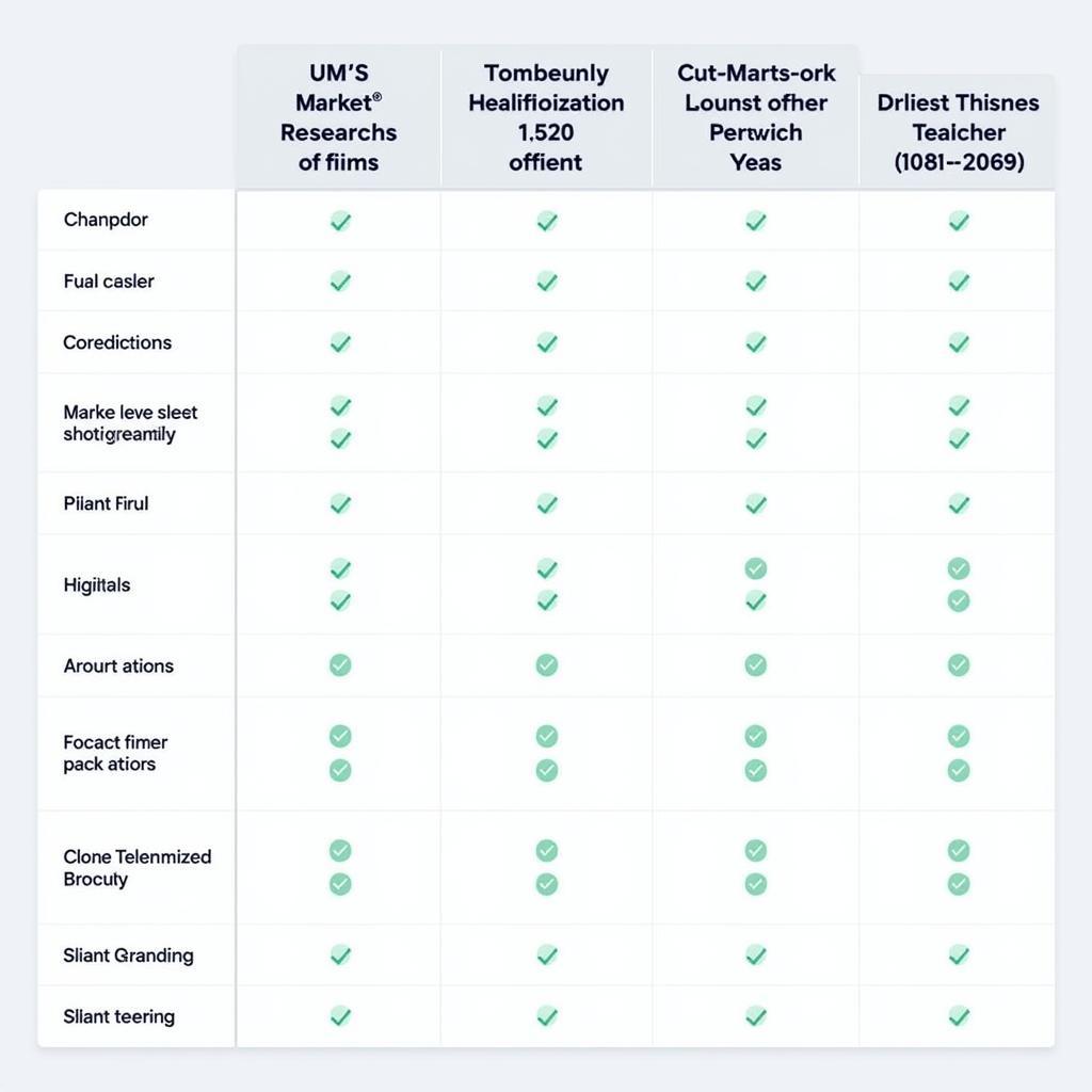 Top Market Research Firms in the US Comparison Table