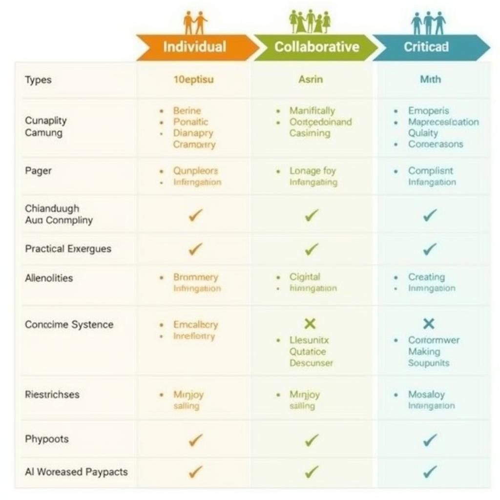 Comparison of Action Research Types