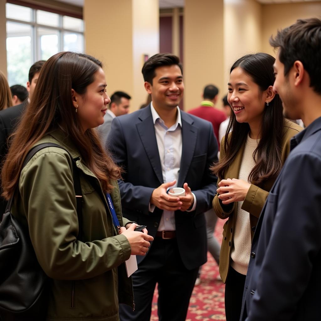 UCF students at an undergraduate research conference