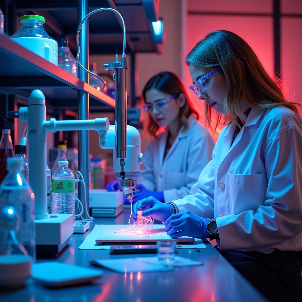 UCLA BRI Scientists Working in a Laboratory