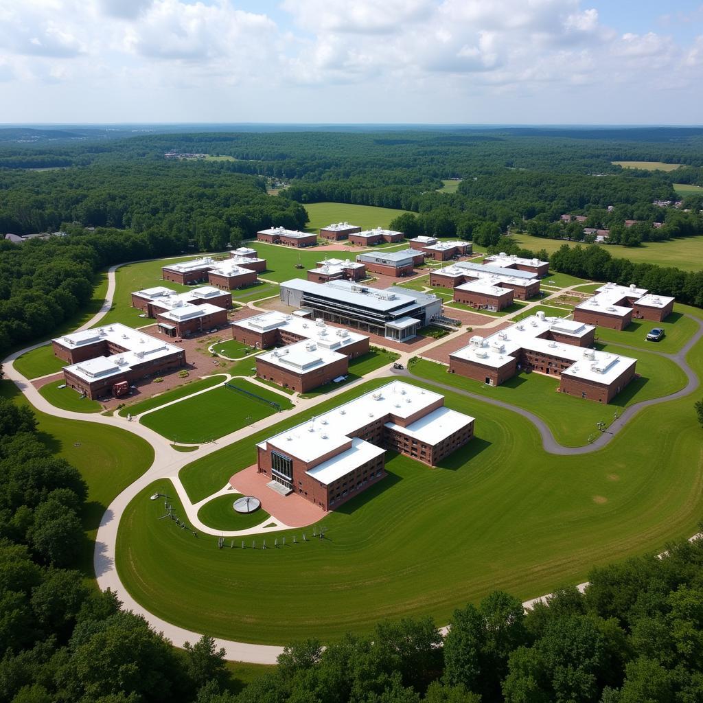 Aerial View of University of Tennessee Research Park at Cherokee Farm