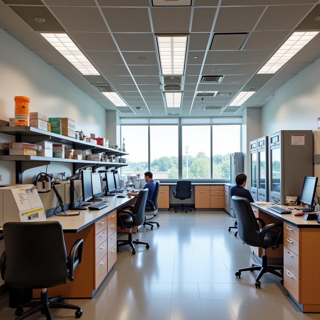 Modern Laboratory Interior at Cherokee Farm Research Park