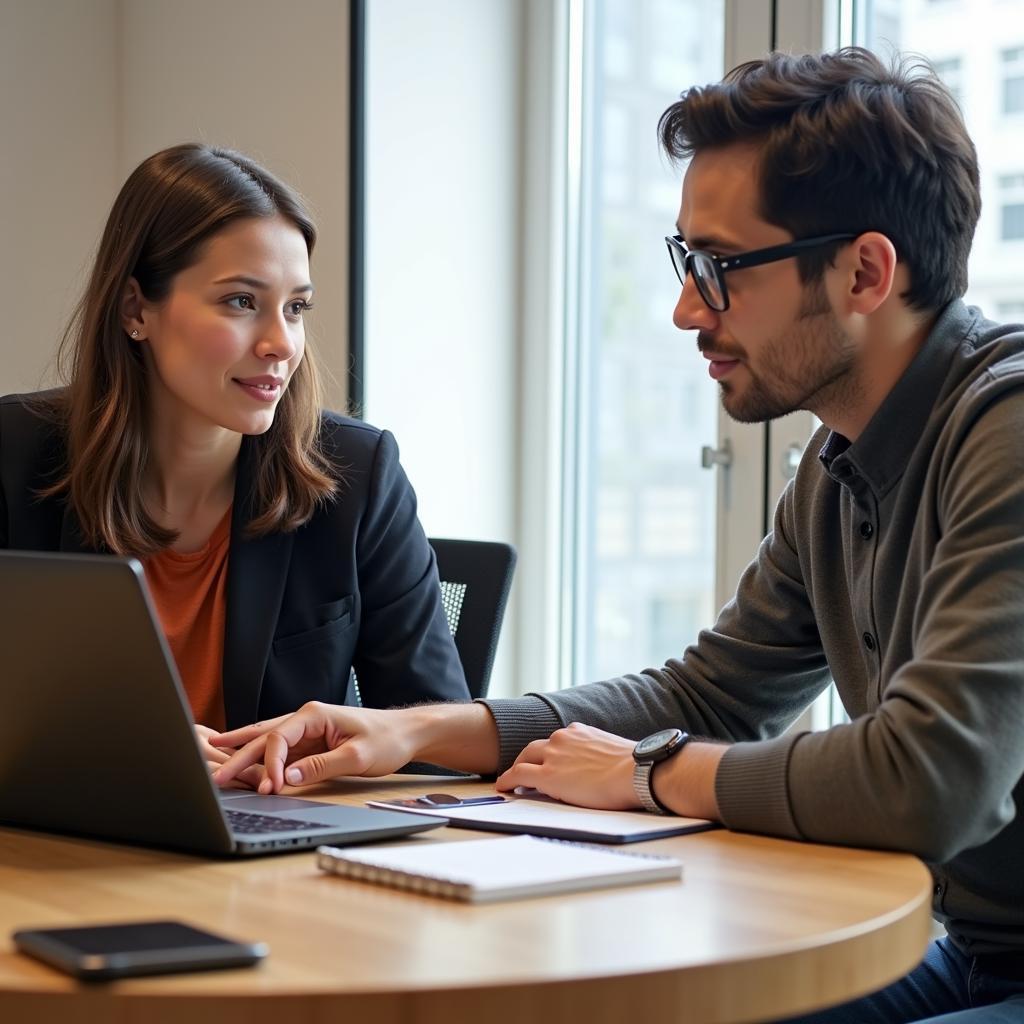 UX Researcher Conducting a User Interview