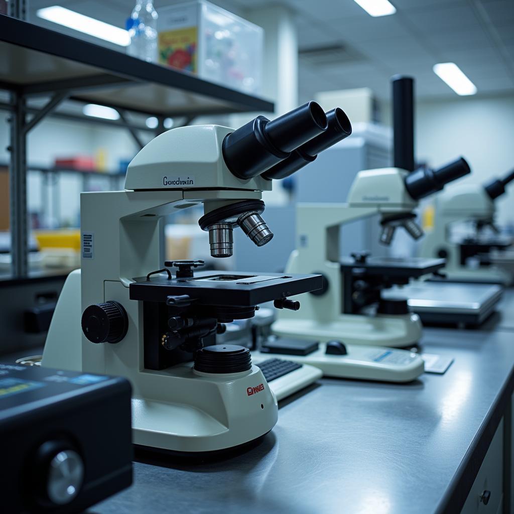 Advanced research equipment in the Goodwin Research Laboratory