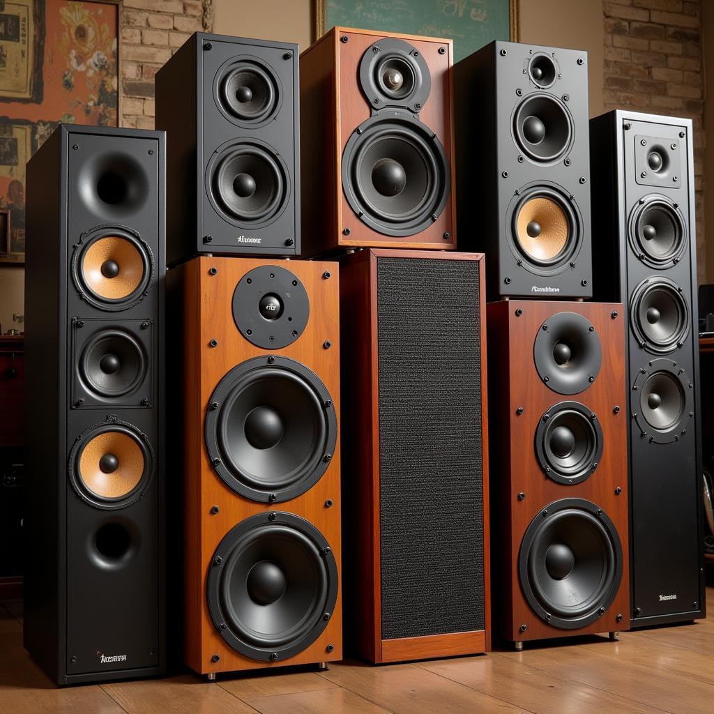 Collection of Vintage Acoustic Research Speakers