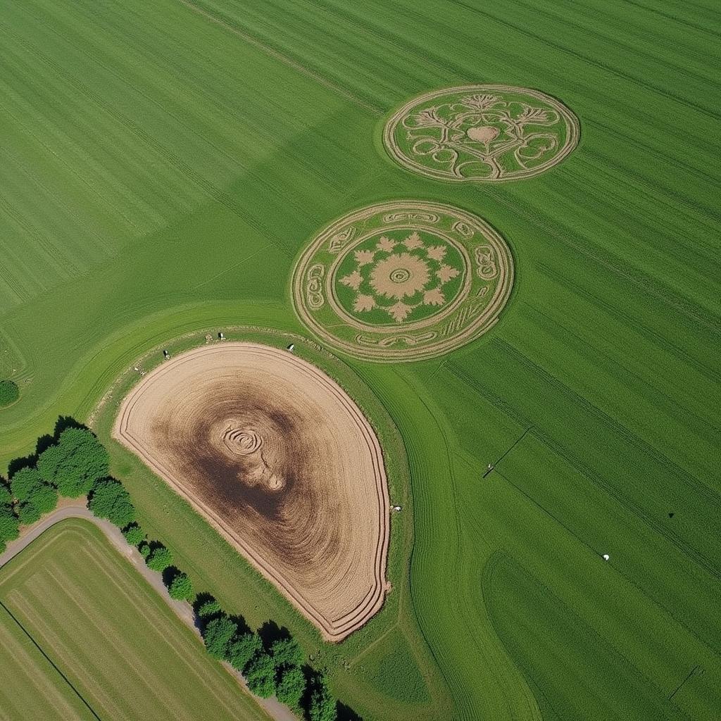 West Madison Agricultural Research Station Aerial View Anomalies