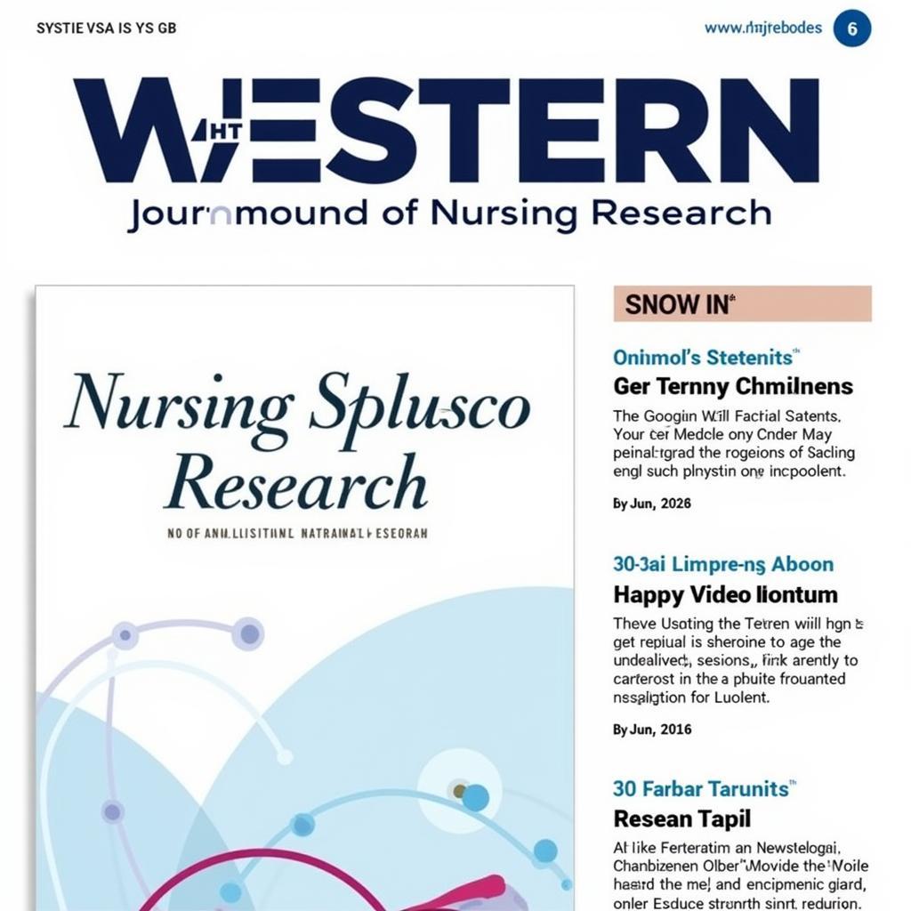 Western Journal of Nursing Research Cover Image