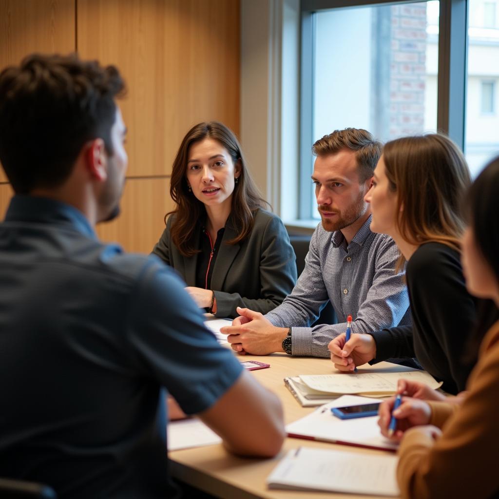 Wilkins Research Focus Group Meeting in Progress