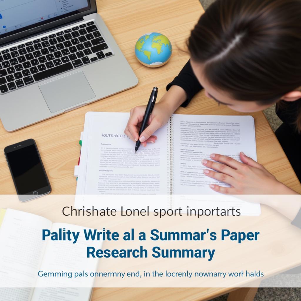 Writing a Research Paper Summary