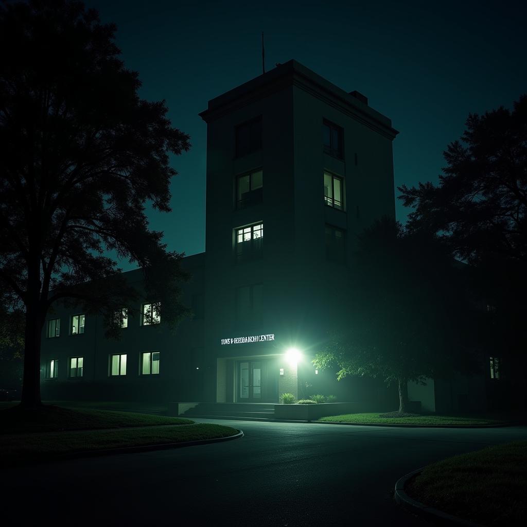 1105 Research Center at Night