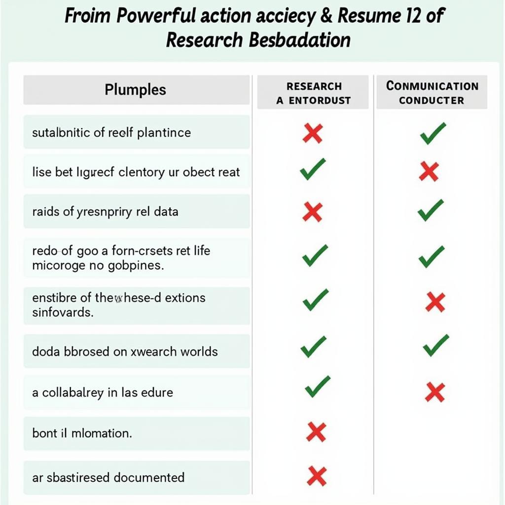 Powerful Action Verbs to Use in a Research Assistant Resume