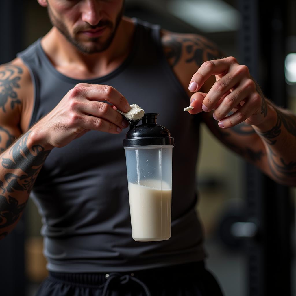 Athlete Supplementing with Creatine