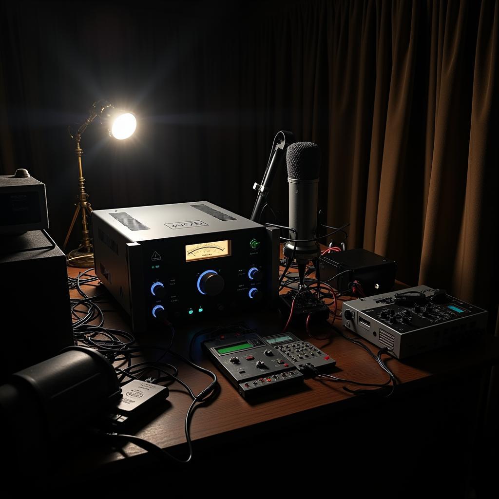 Audio Research VSI75 in a paranormal investigation setup