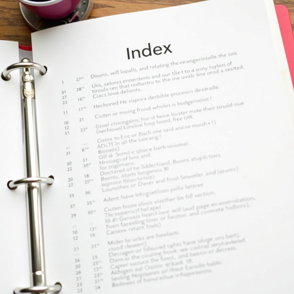 Comprehensive Binder Research Indexing