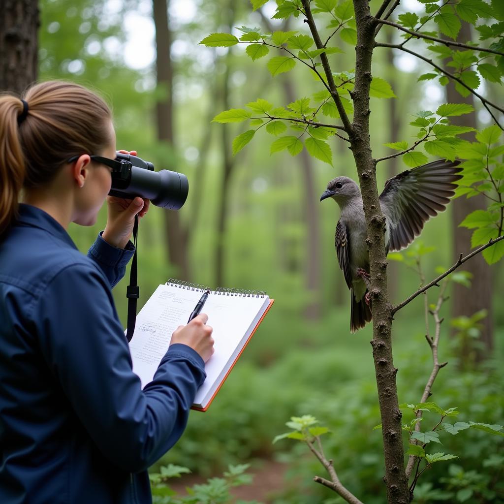 Bird Watching and Field Research: Observation in Action