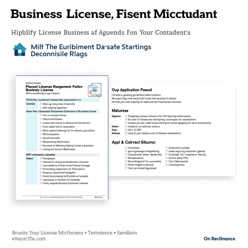 Example of a Business License Research Package