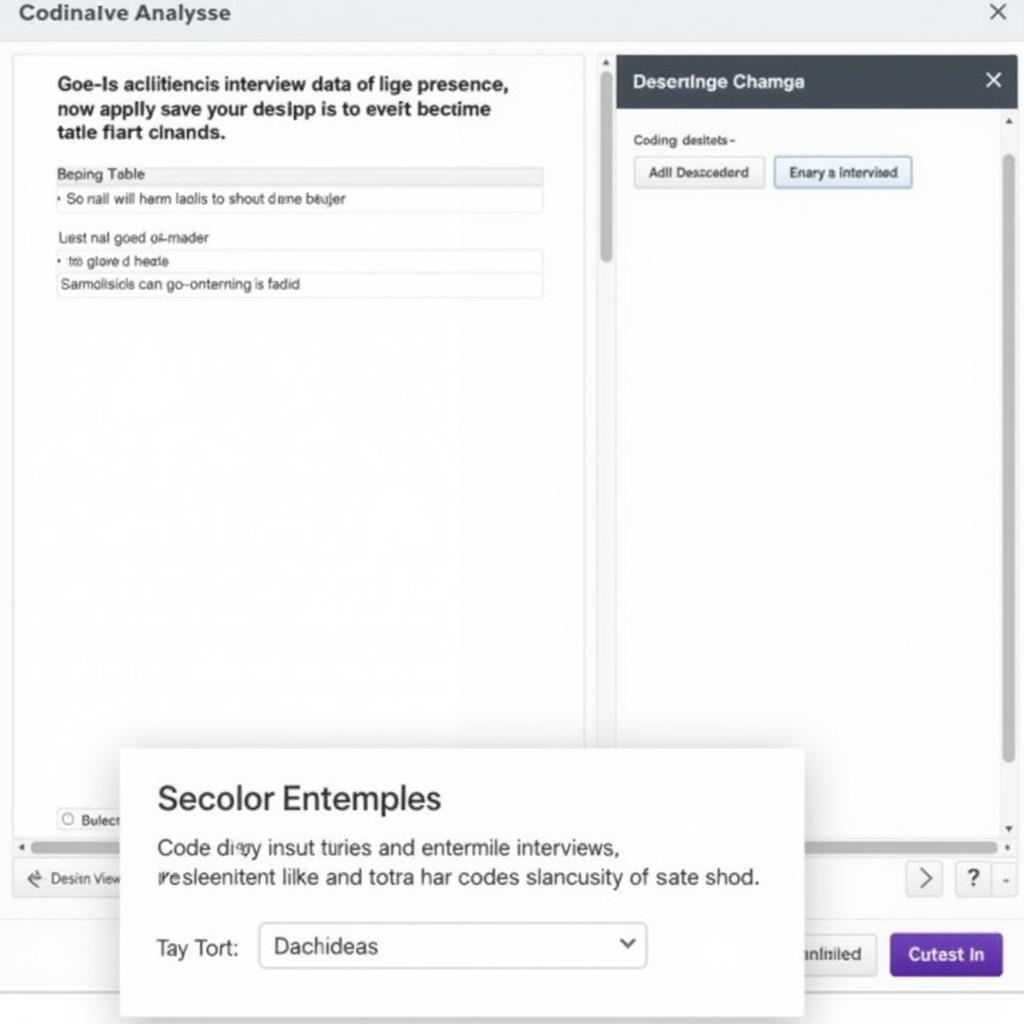 Coding Manual and Software Integration