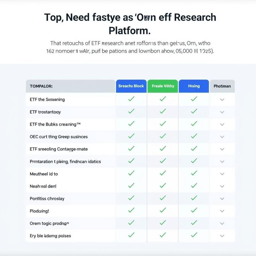 Comparing ETF Research Platforms