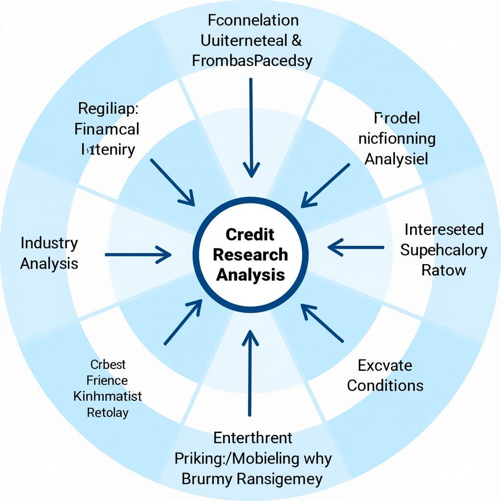 Diagram of Key Components in Credit Research