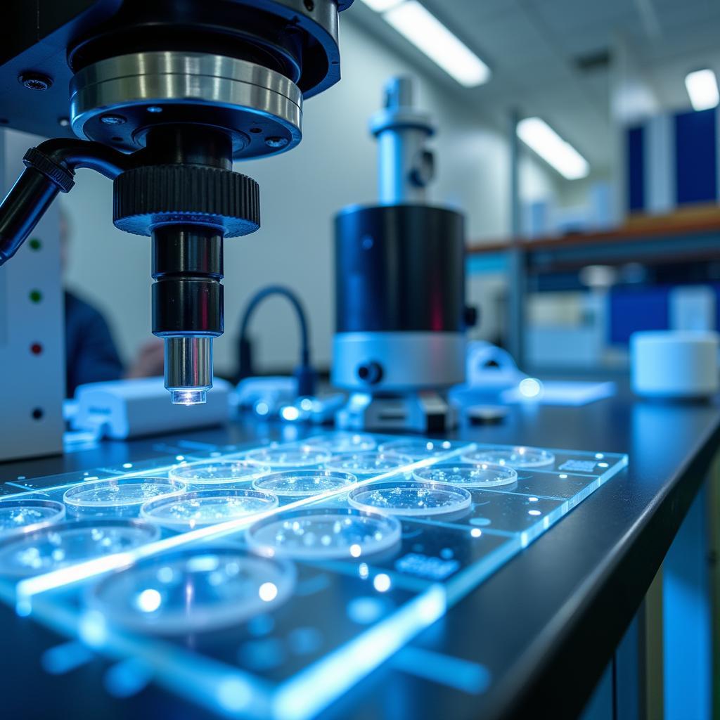 Advanced medical research equipment at Creighton University's Phoenix campus