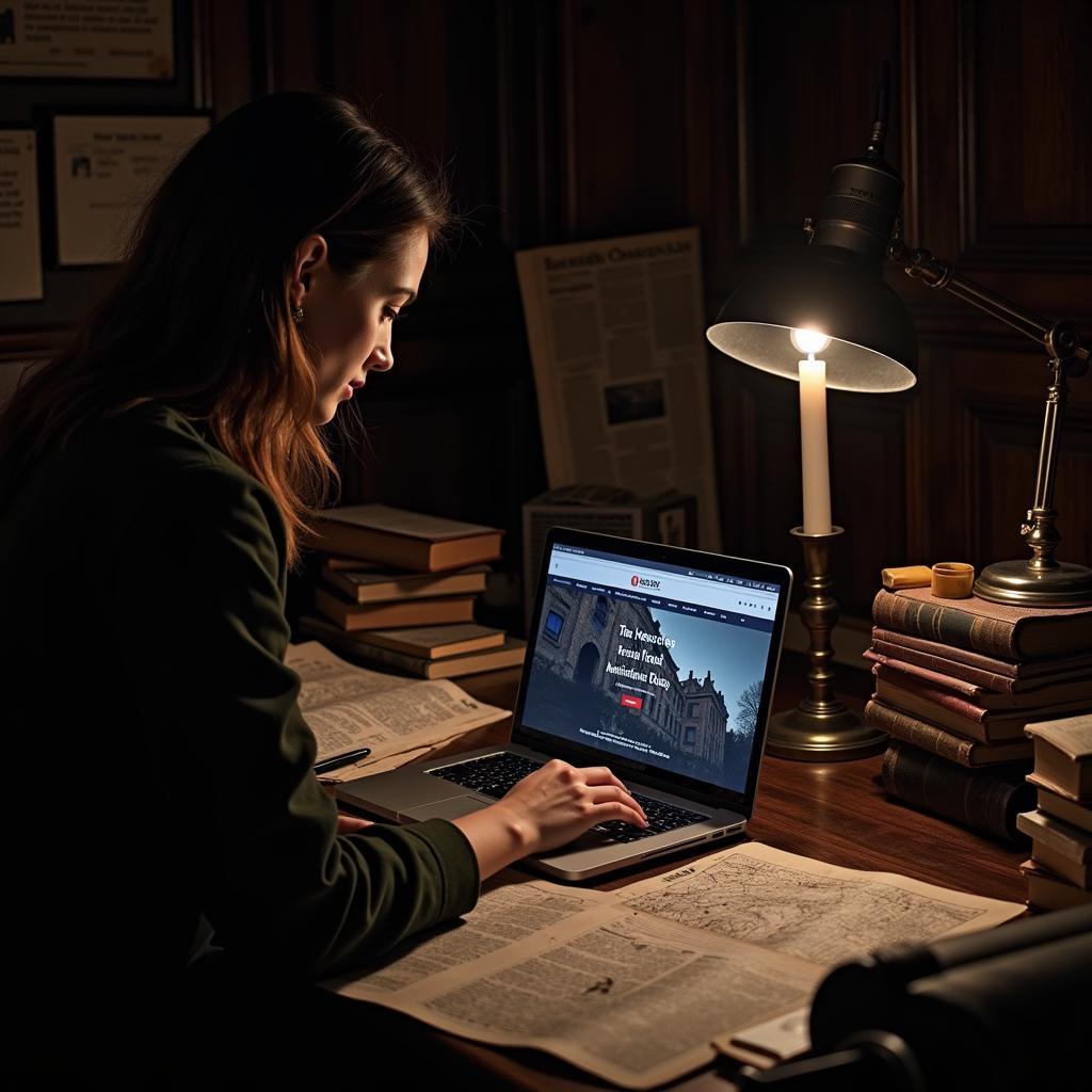 Desk research for paranormal investigation