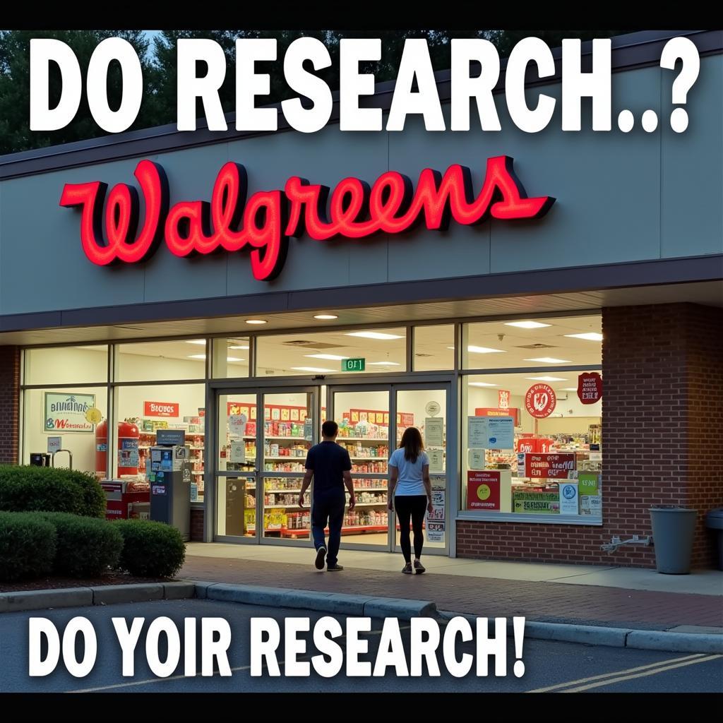 Do Your Research Meme Related to Walgreens