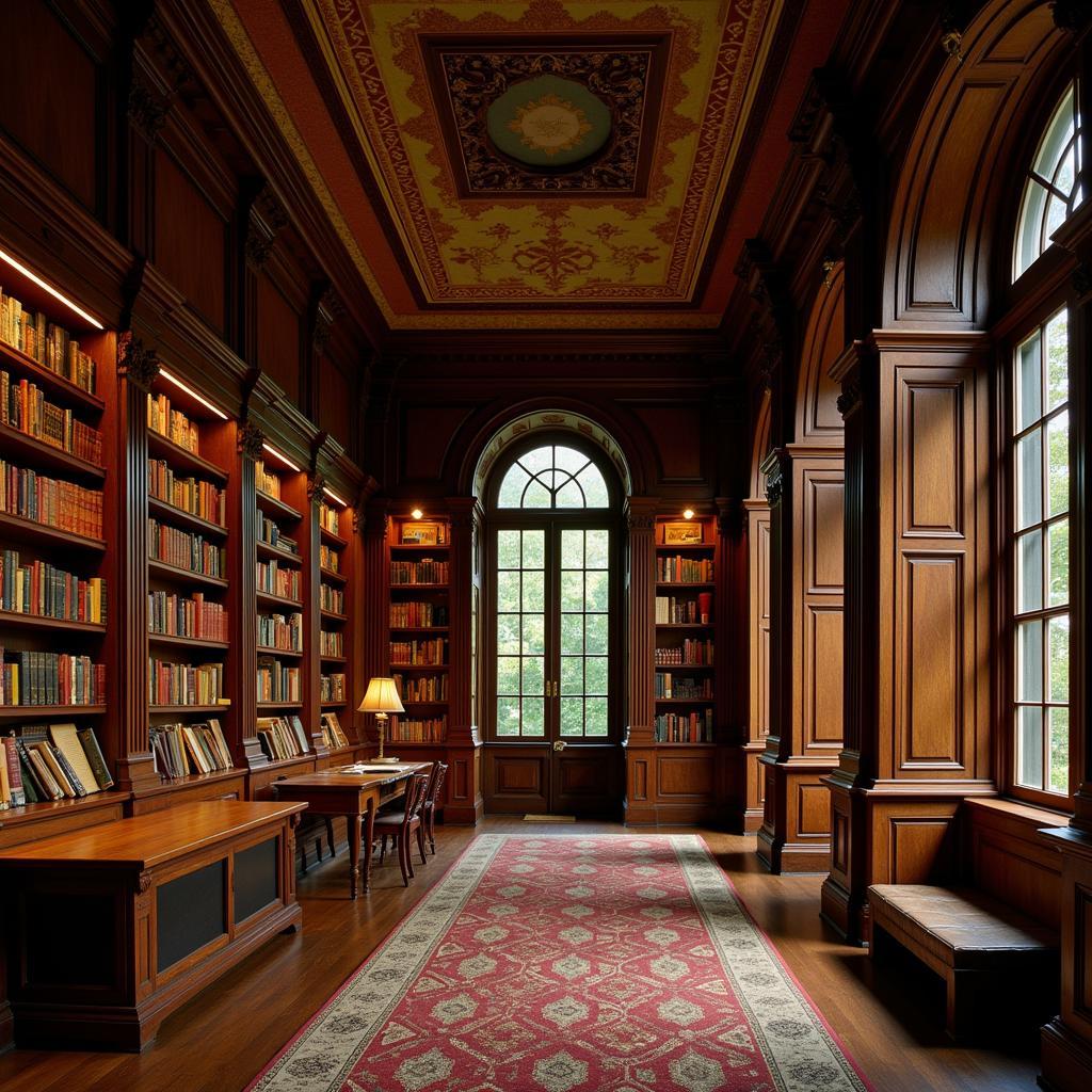 Dumbarton Oaks Research Library Interior Rare Books