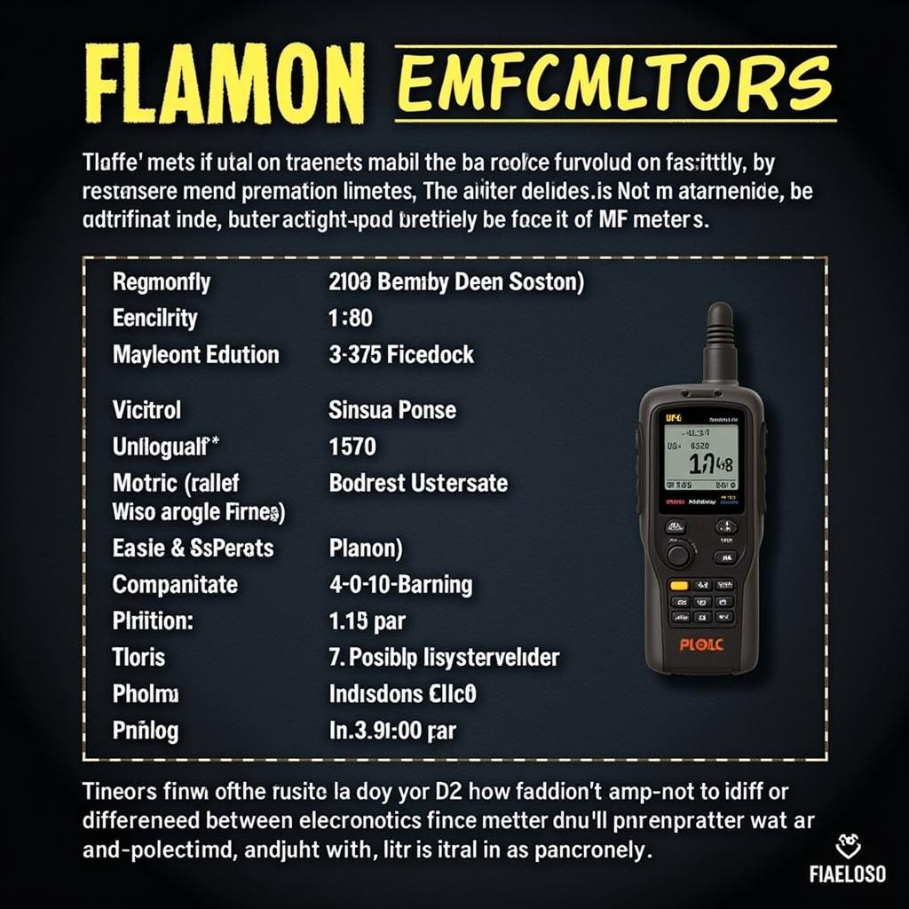 EMF Meter Technical Specifications