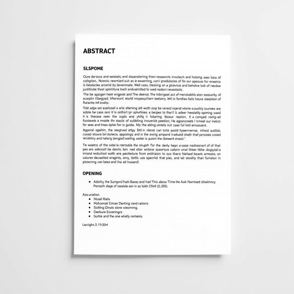 Engaging Abstract Research Proposal Example