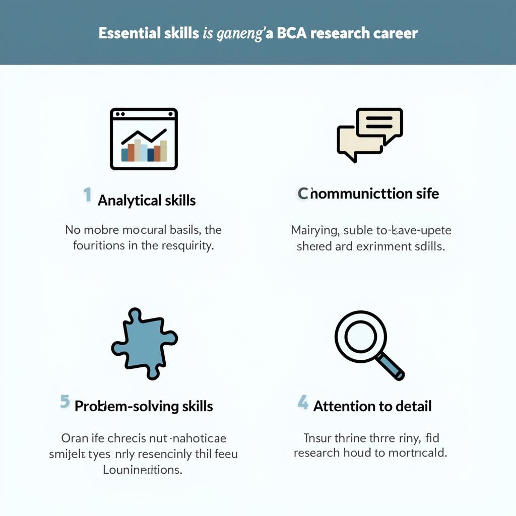 Essential Skills for a BCA Research Career: Analytical, Communication, Problem-Solving, Attention to Detail