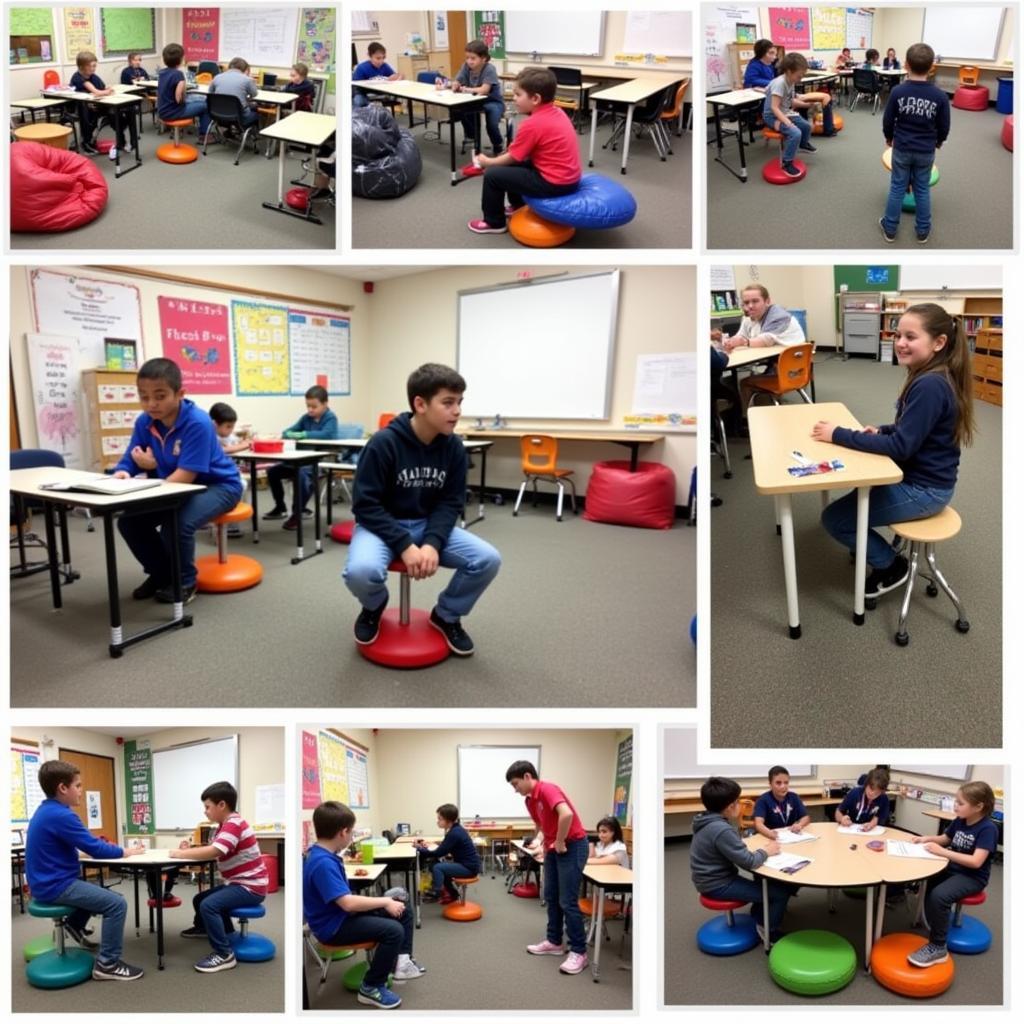 Examples of Flexible Seating in Classrooms