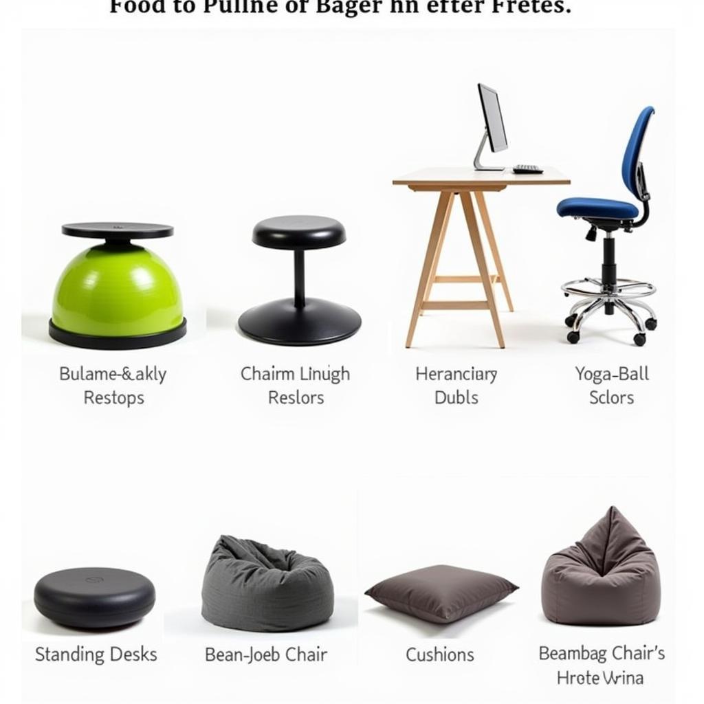 Different Flexible Seating Options for Students