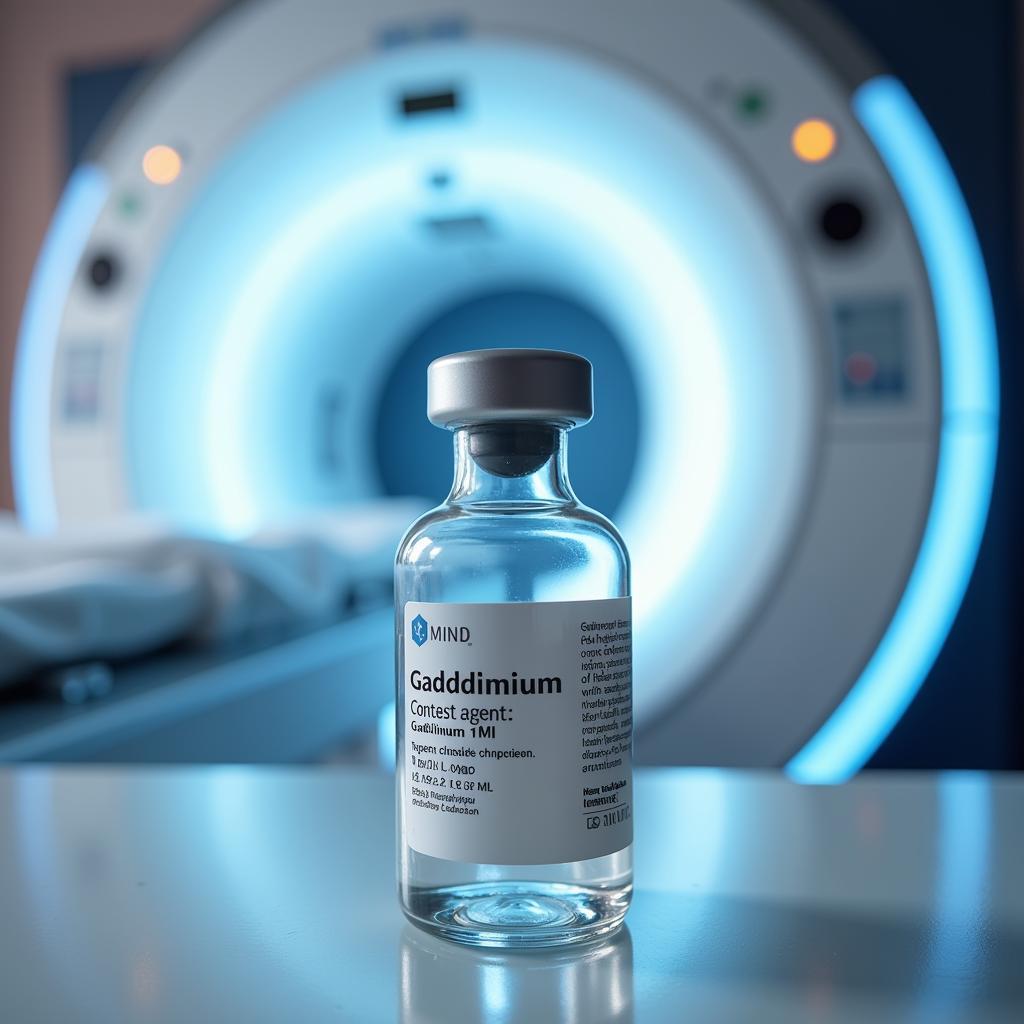 Gadolinium-based contrast agent used in MRI scan