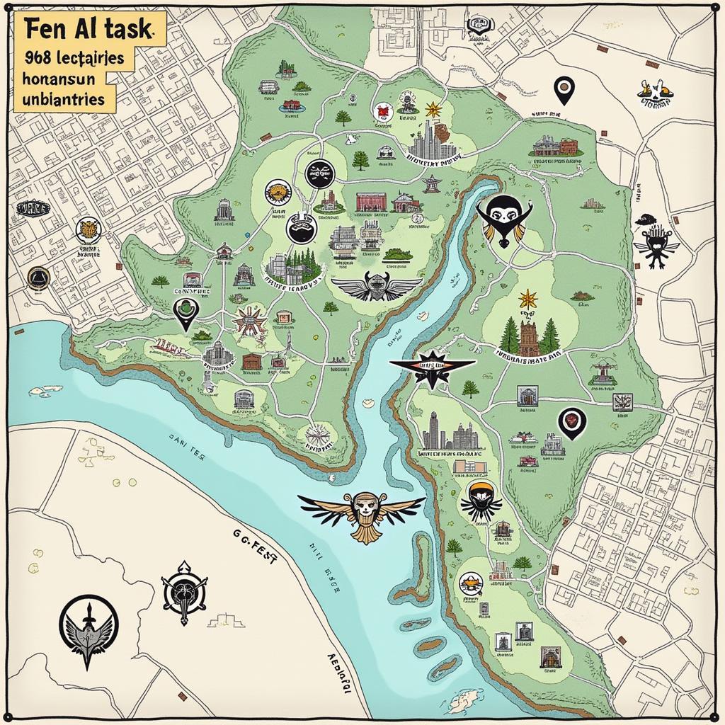 Go Fest 2024 Research Tasks Map Locations