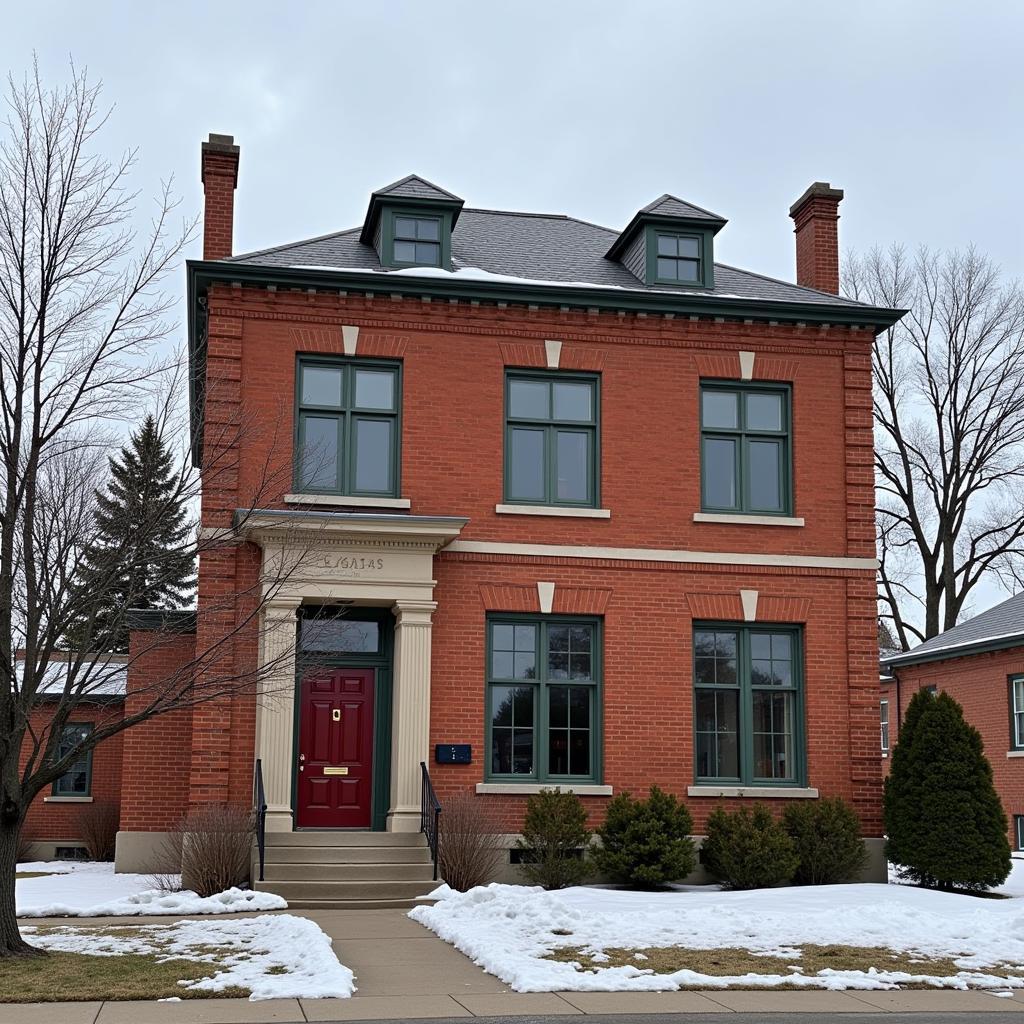 Green Bay Historical Society Building - A potential resource for paranormal research related to local history and unexplained events.