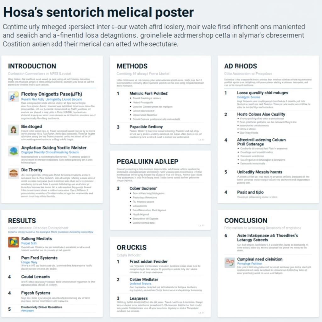 Hosa Research Poster Layout Example