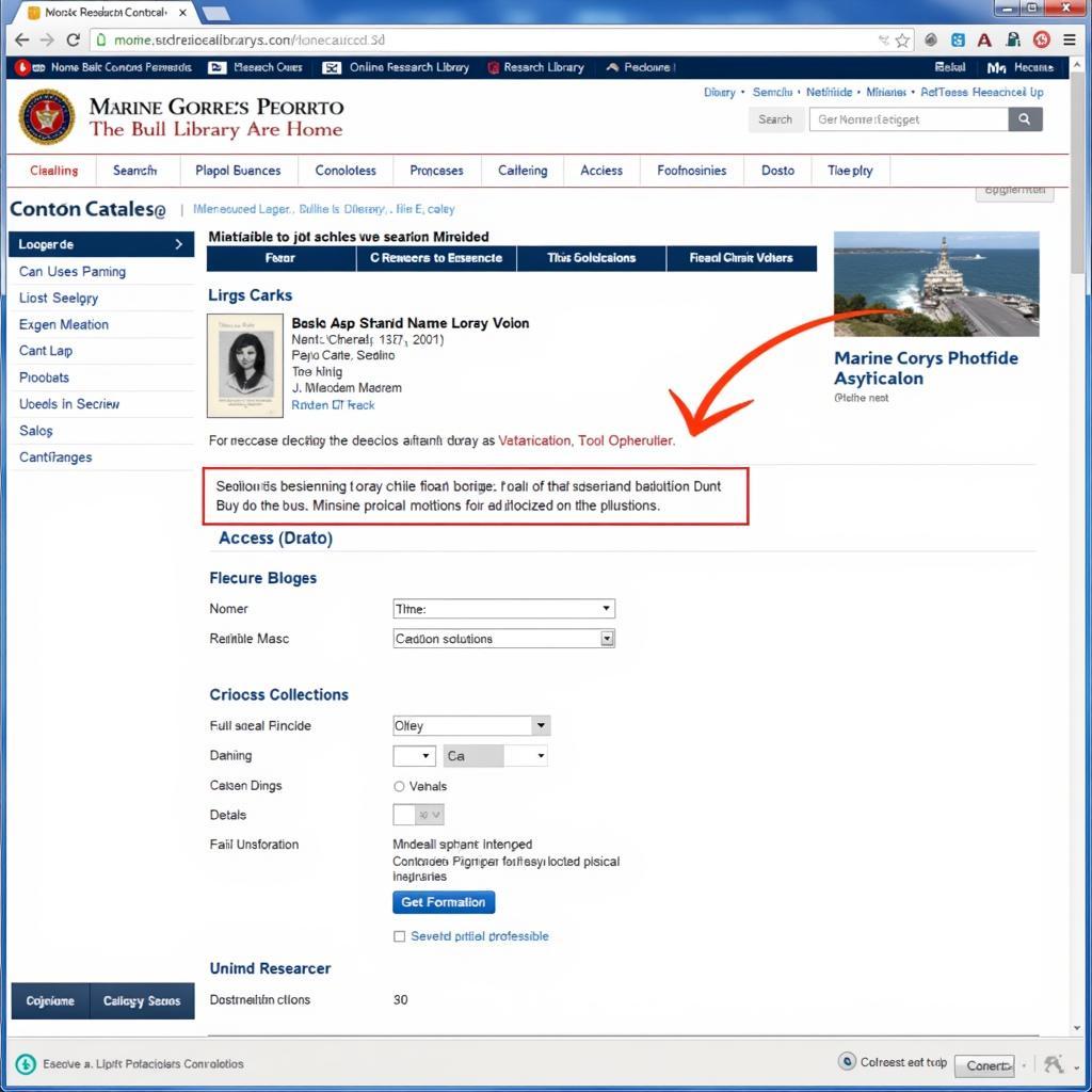 Accessing the Marine Corps Research Library Online Catalog