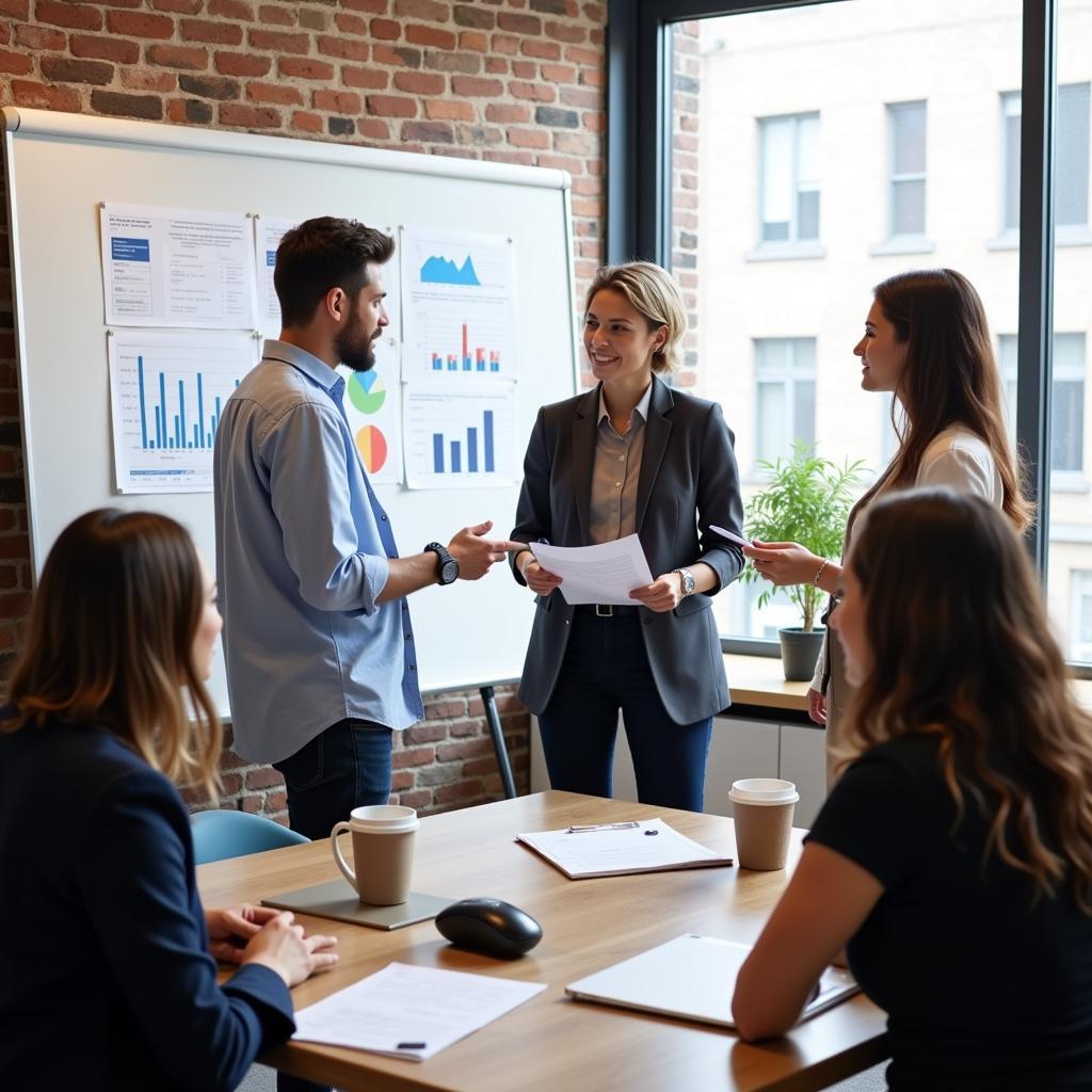 Team of Market Research Analysts in a Meeting