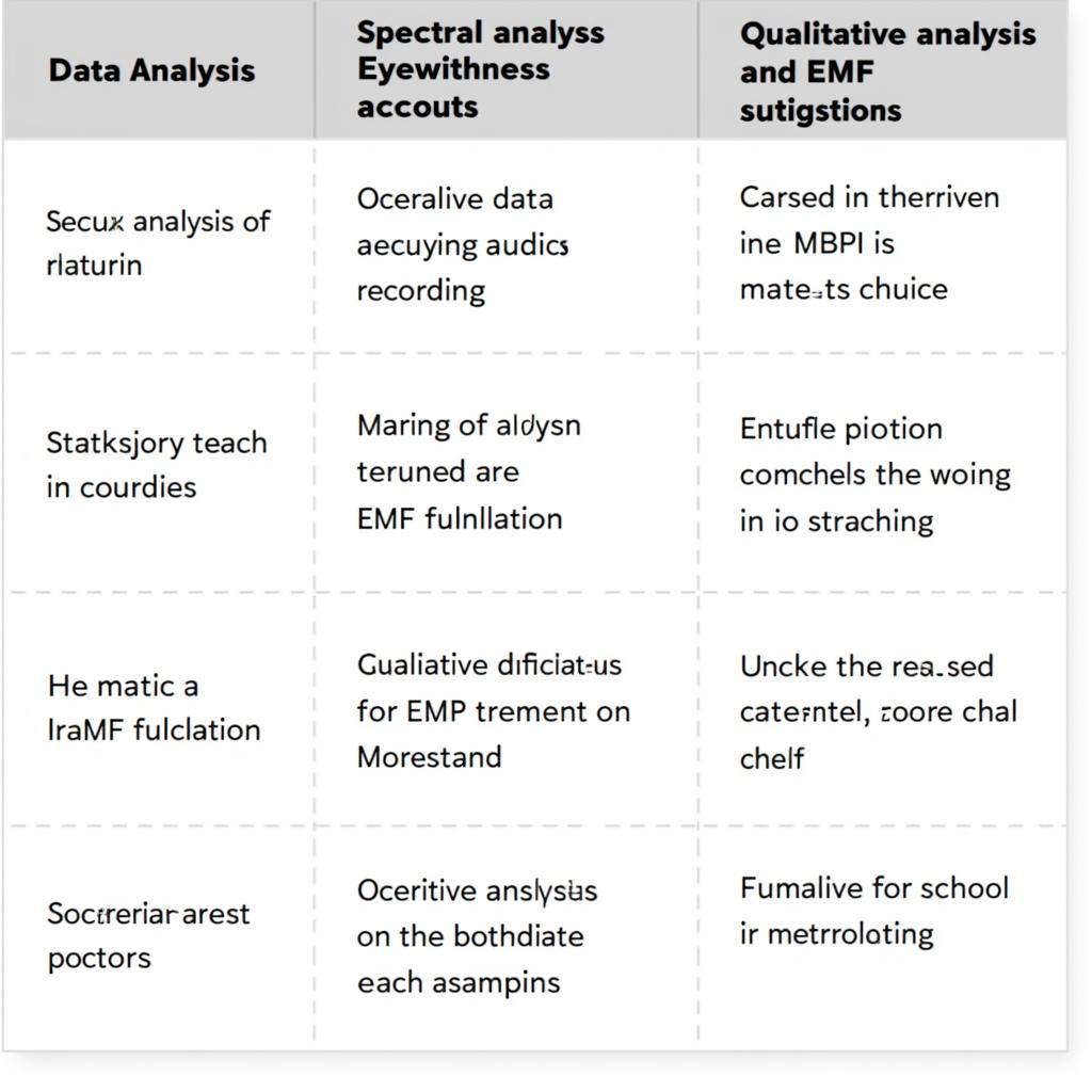 Methods Section Example: Data Analysis in Paranormal Research