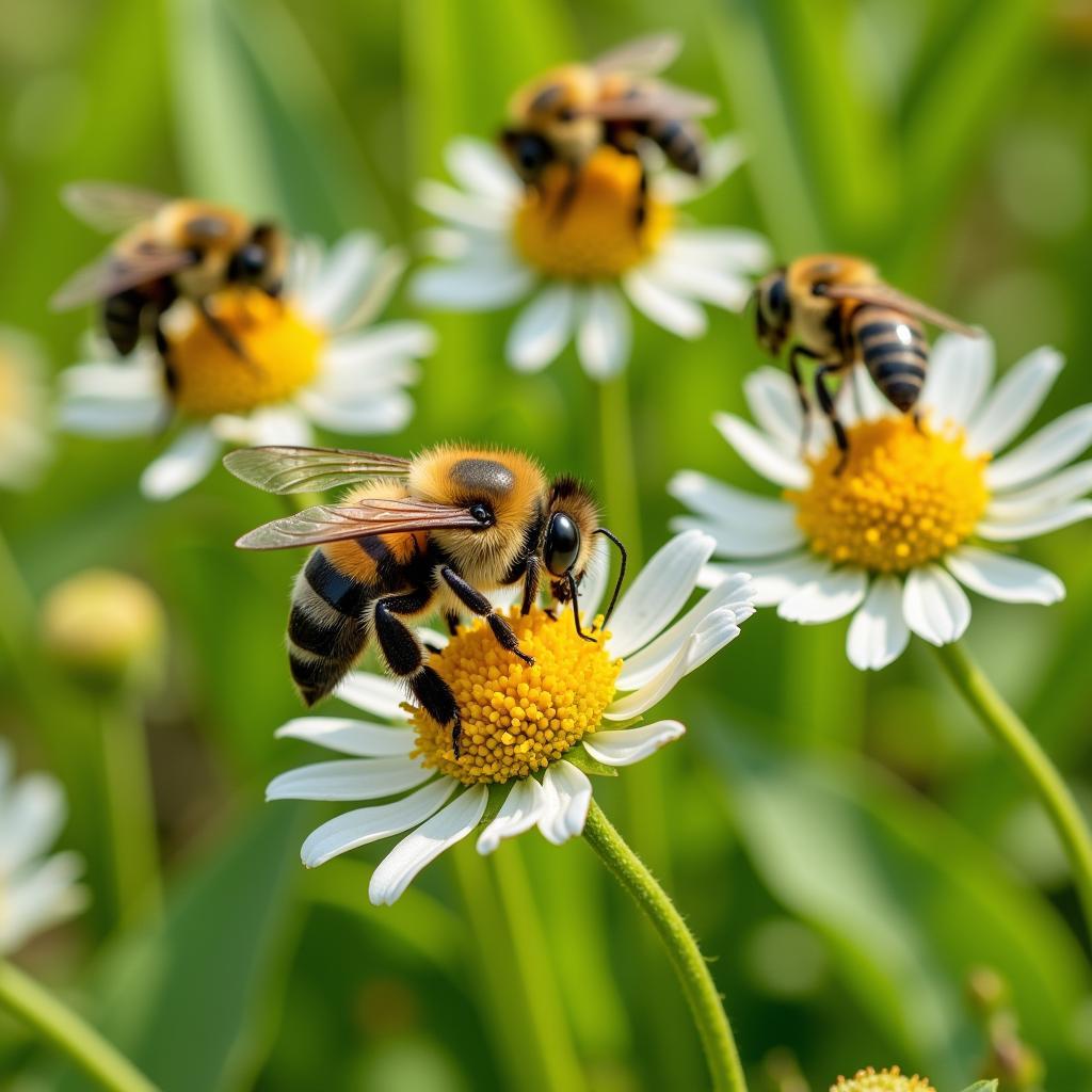 Increased Bee Diversity in No Mow May Lawns