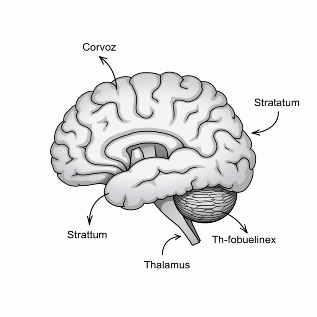 OCD Brain Circuit Diagram