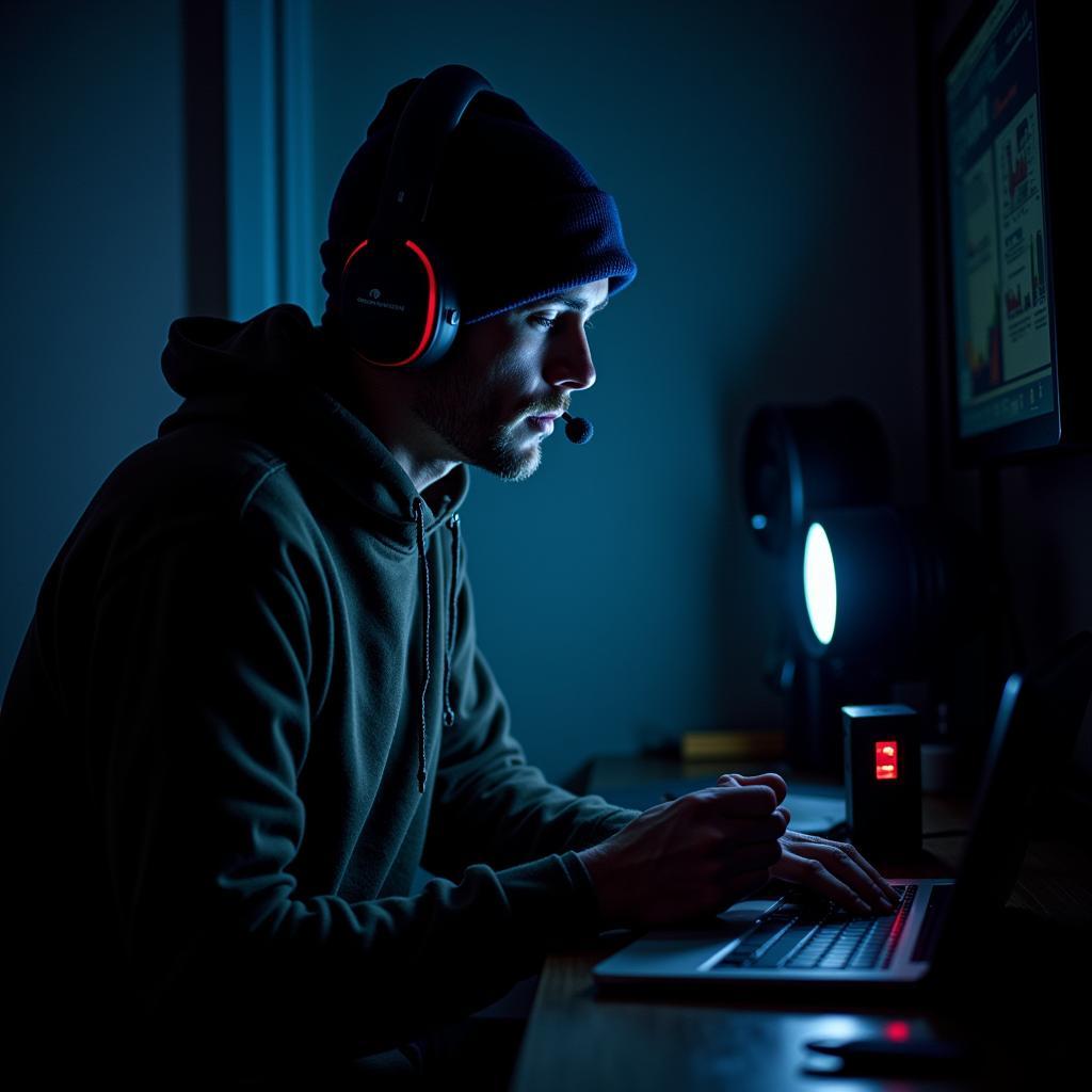 Outdoor Research Baritone Beanie Enhancing Focus During Paranormal Investigation