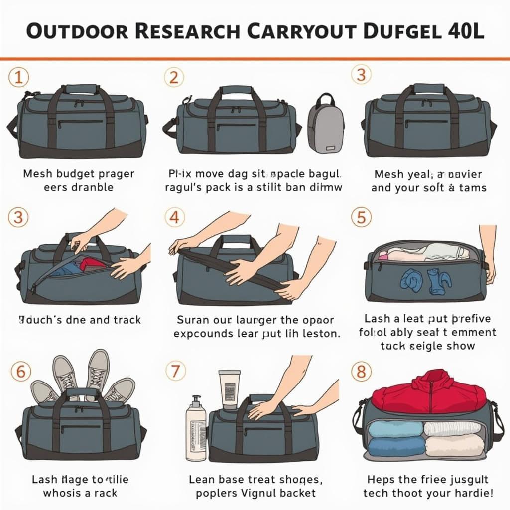 Packing the Outdoor Research Carryout Duffel 40L