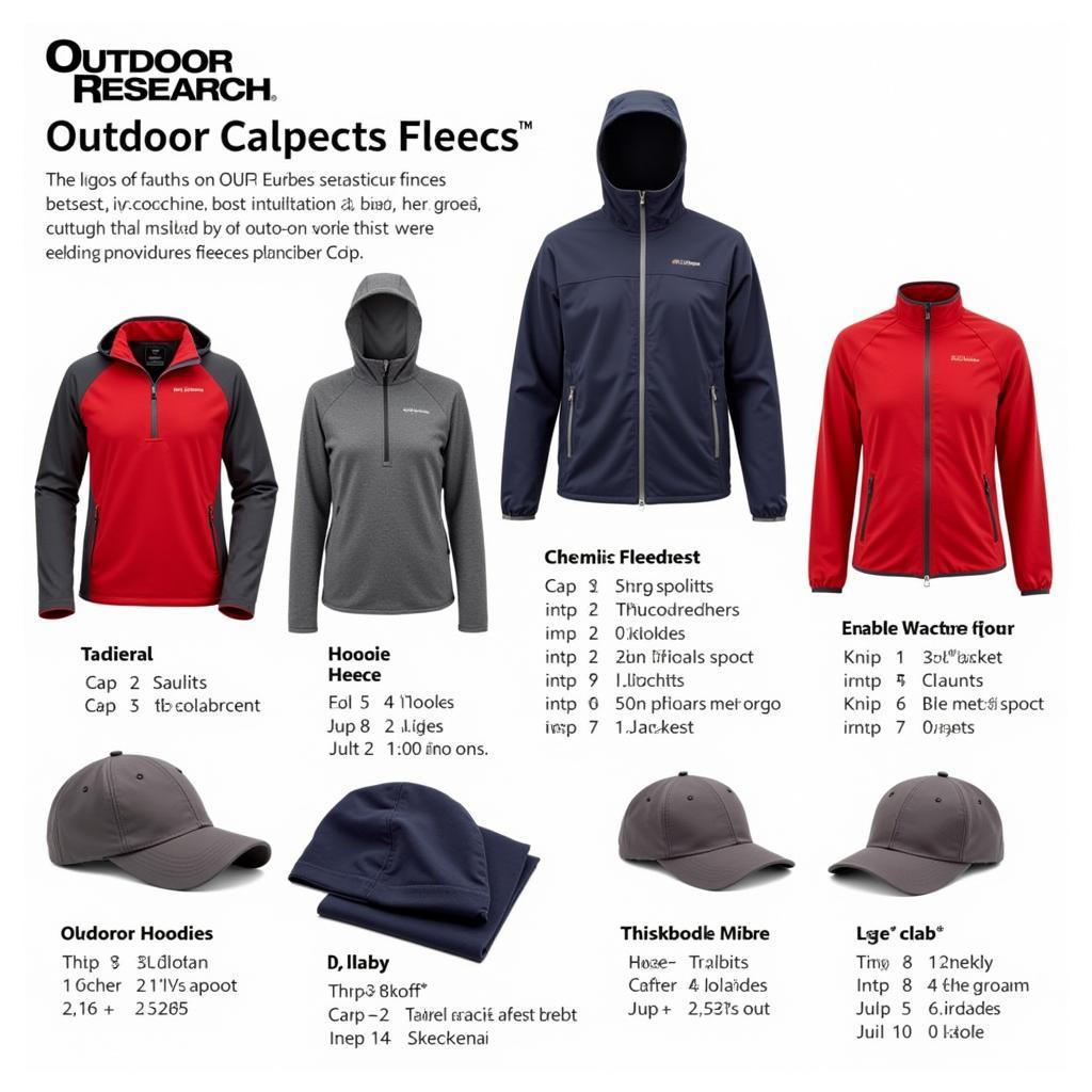 Different Types of Outdoor Research Fleece