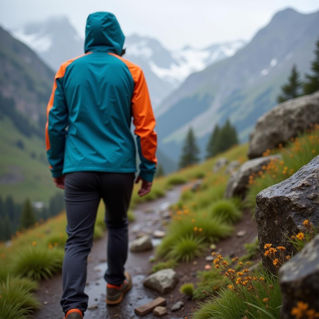 Outdoor Research Hemispheres II Jacket in Action