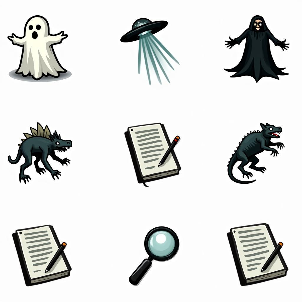 Paranormal Clip Art Research Tools