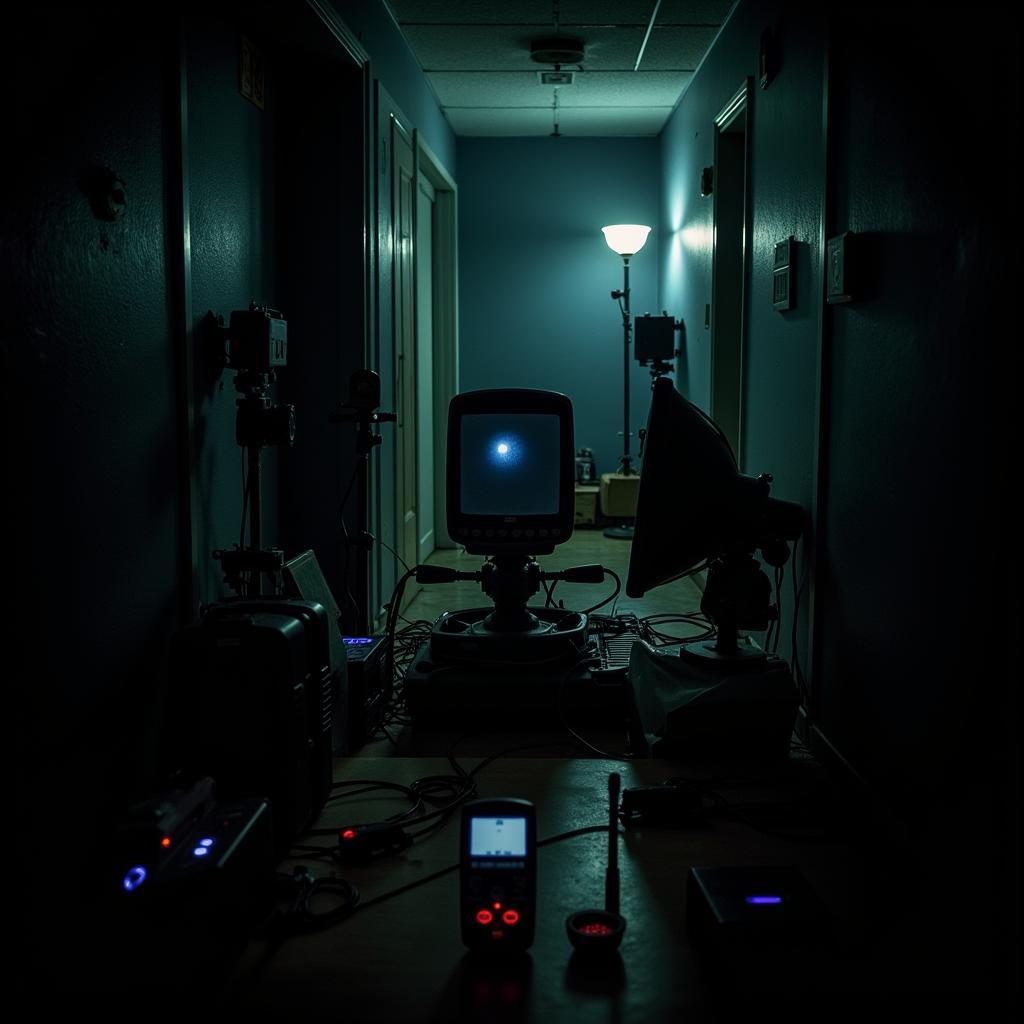 Paranormal Research Equipment in Use