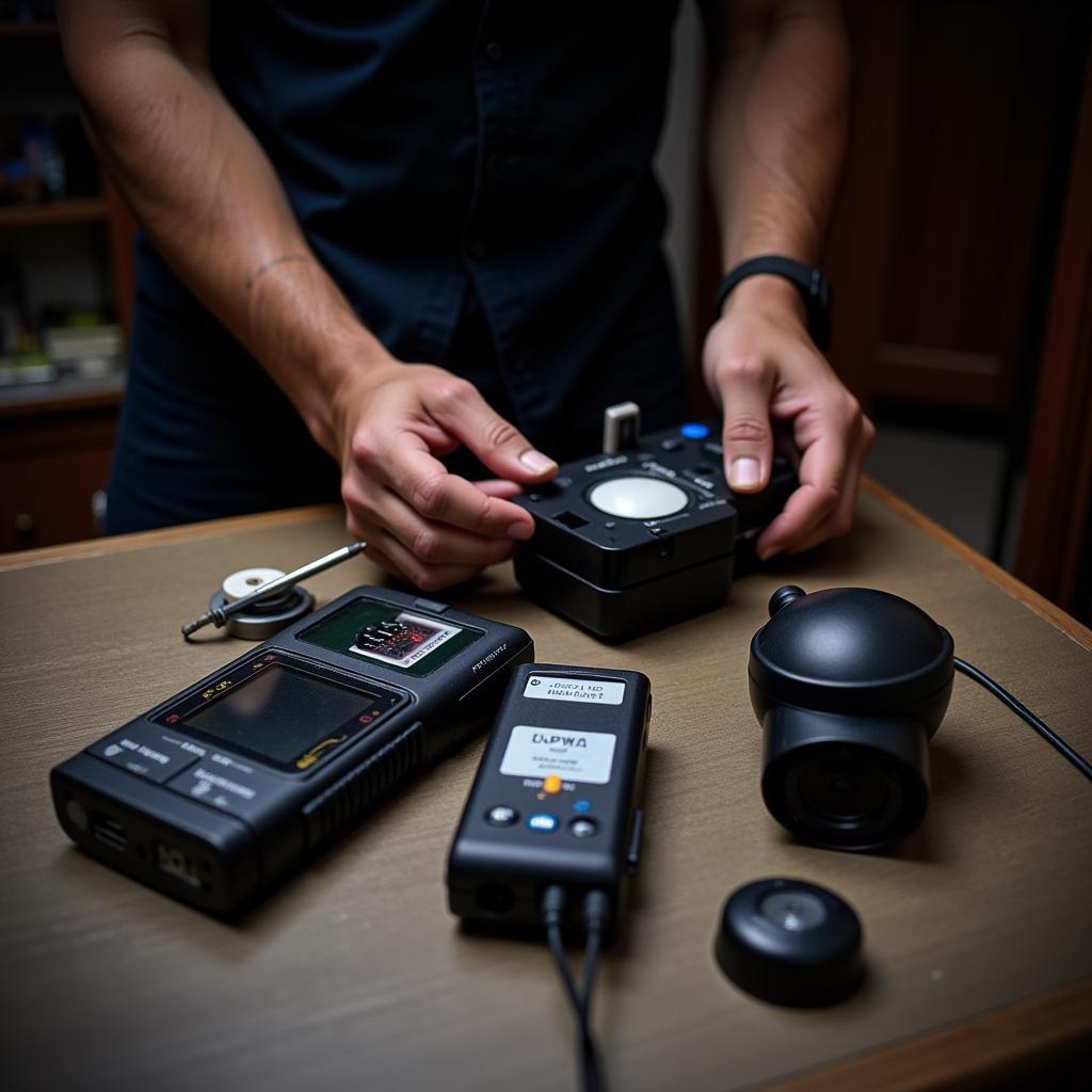 Setting up equipment for paranormal research using primary research methodologies