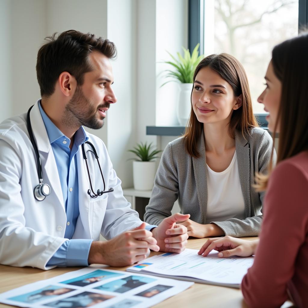 Patient and Doctor Consultation Discussing Treatment Options