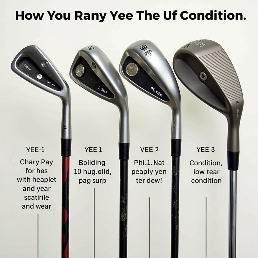 Assessing Golf Club Condition for PGA Value Guide Research